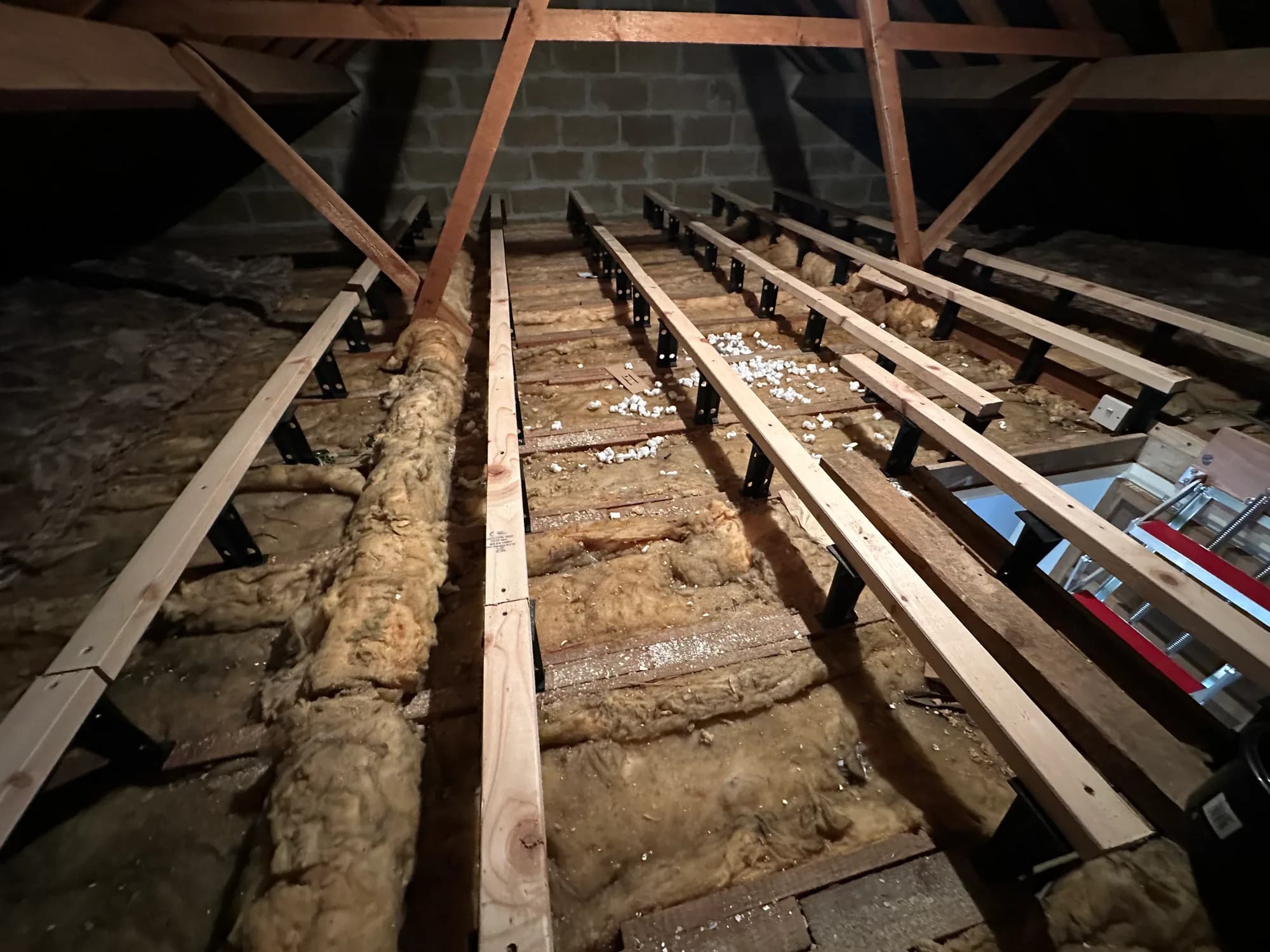 LoftLeg before insulation
