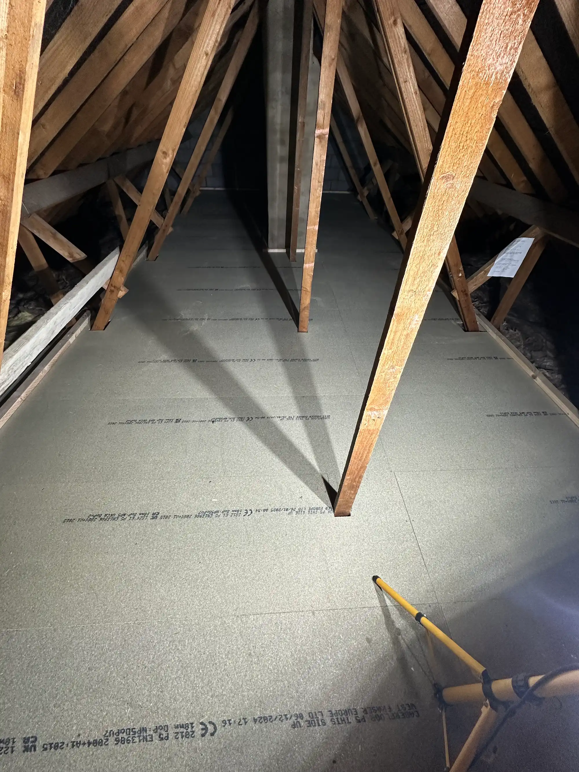 Loft Leg system all boarded