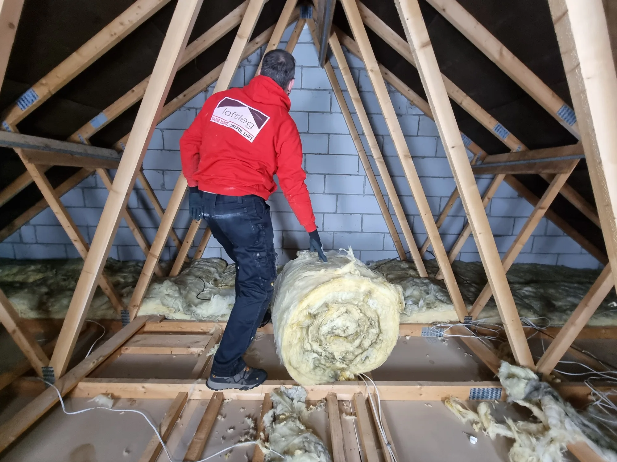 LoftLeg system raises loft boards above insulation