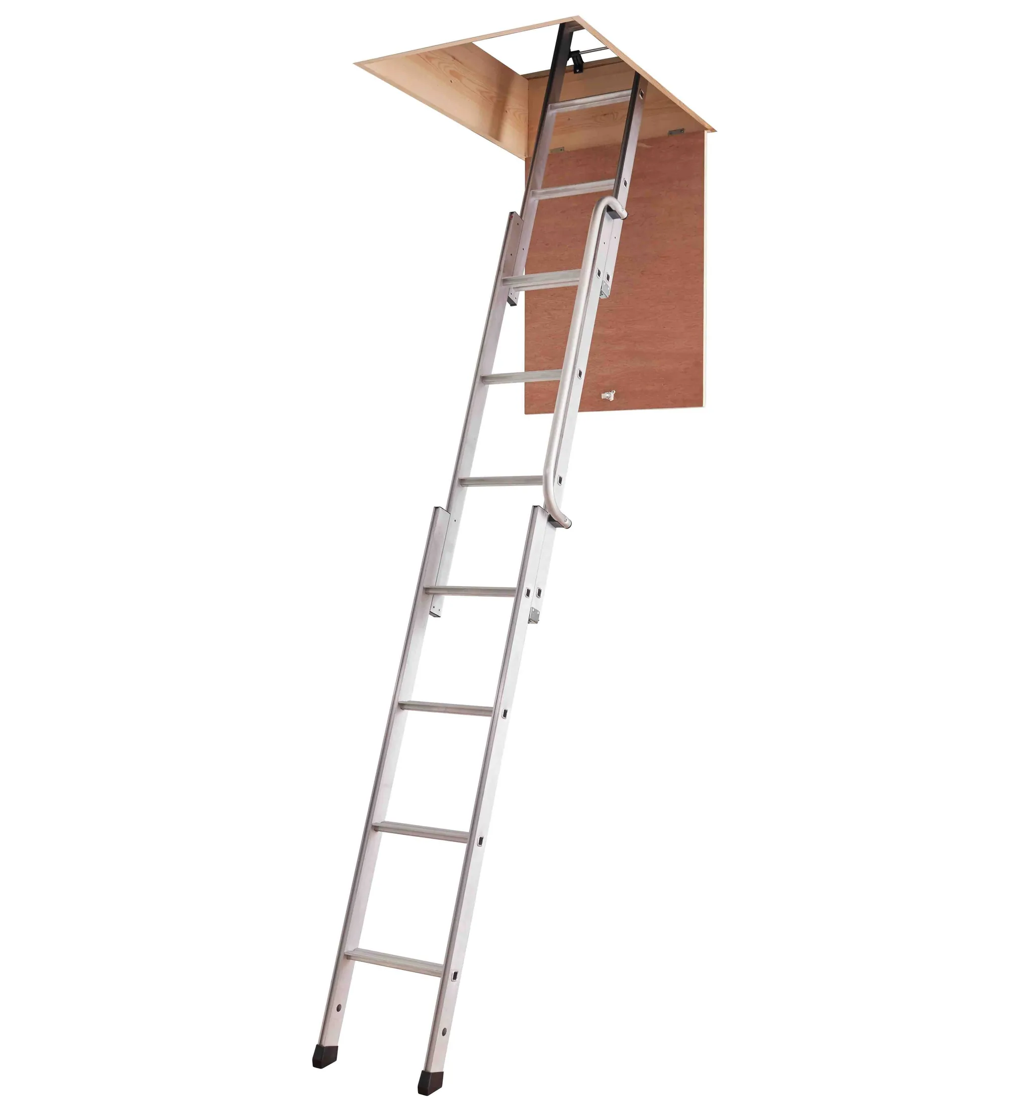 a budget metal loft ladder and drop down hatch