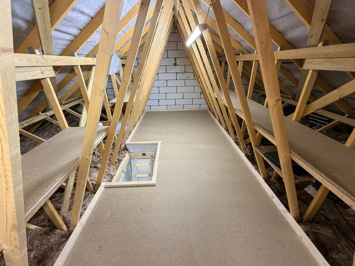 raised LoftZone StoreFloor with shelves and loft lighting